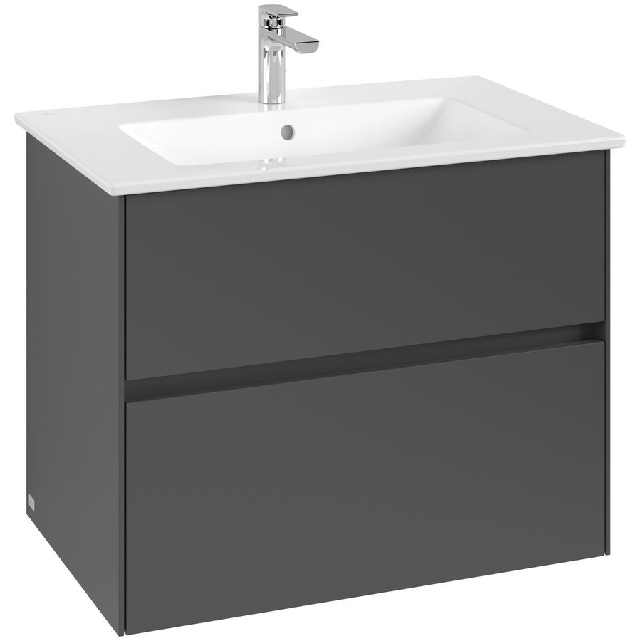 Wastafelonderkast Collaro 761x610x480mm Graphite C144B0VR