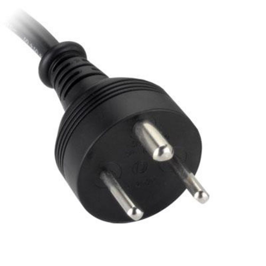 Deense stroom kabel C13 zwart 1.8mtr.