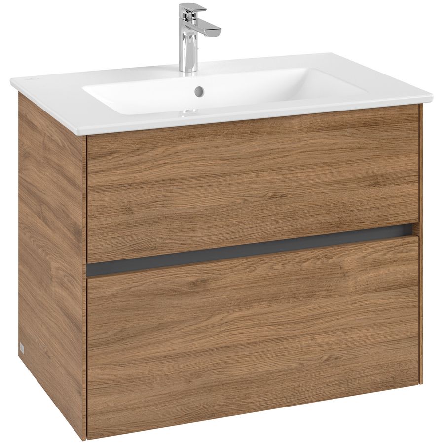Wastafelonderkast Collaro 761x610x480mm Oak.Kans C14400RH