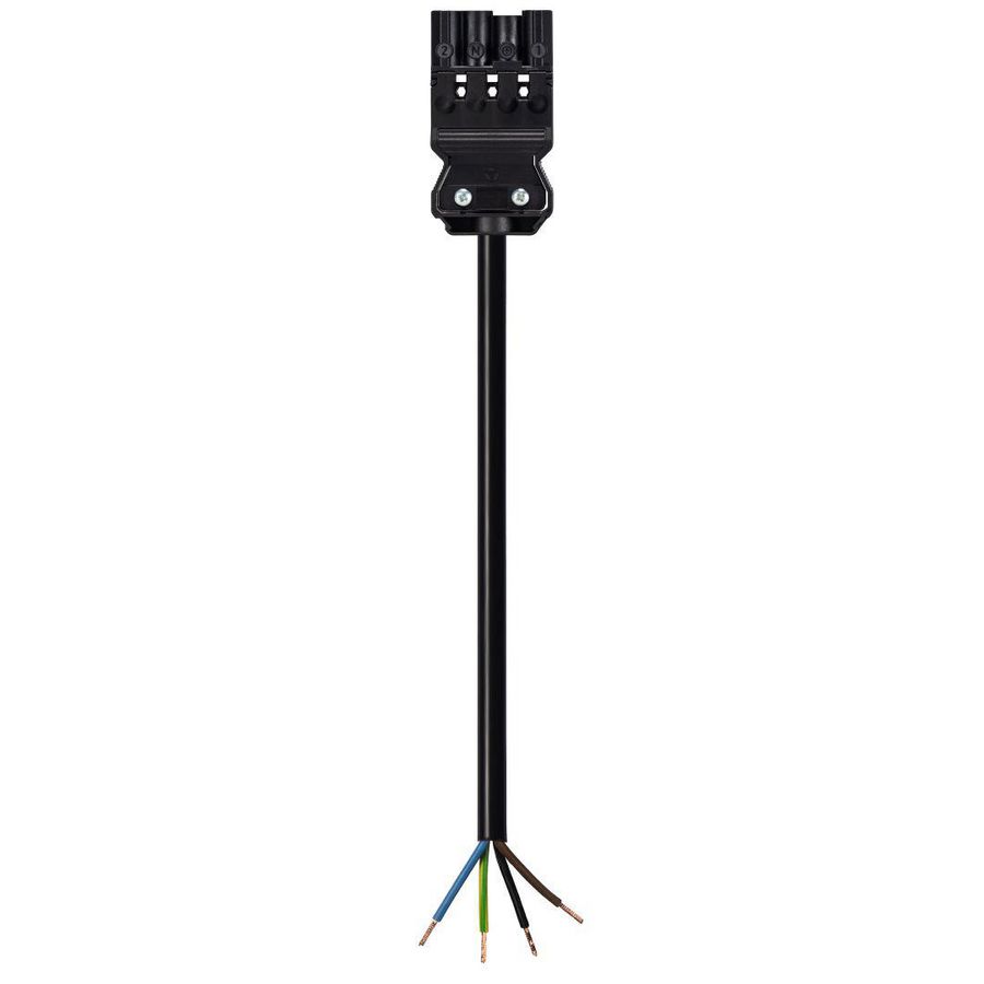 Aansluitsnoer GST18I4 male 1,5mm² 100cm B2CA zwart VVE=50