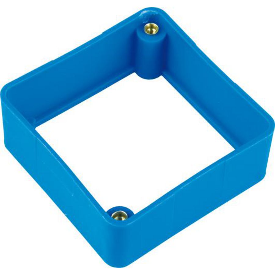Verlengstuk / verhogingsring vierkant 27,5mm tbv centraalddoos