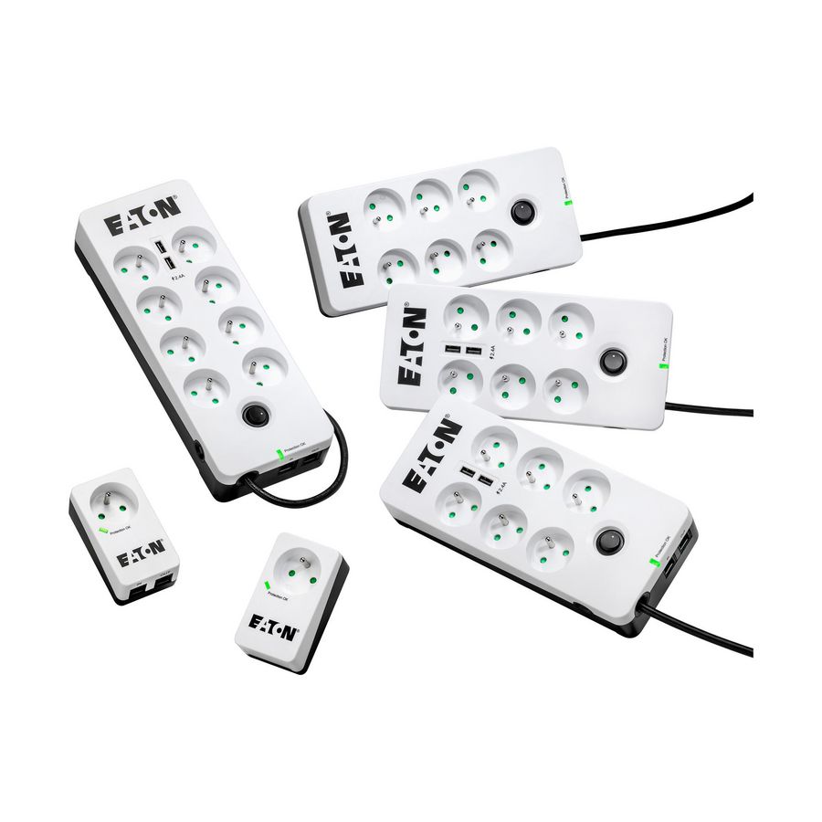 Protection Box 10A 230VAC Uitgang 6 x FR