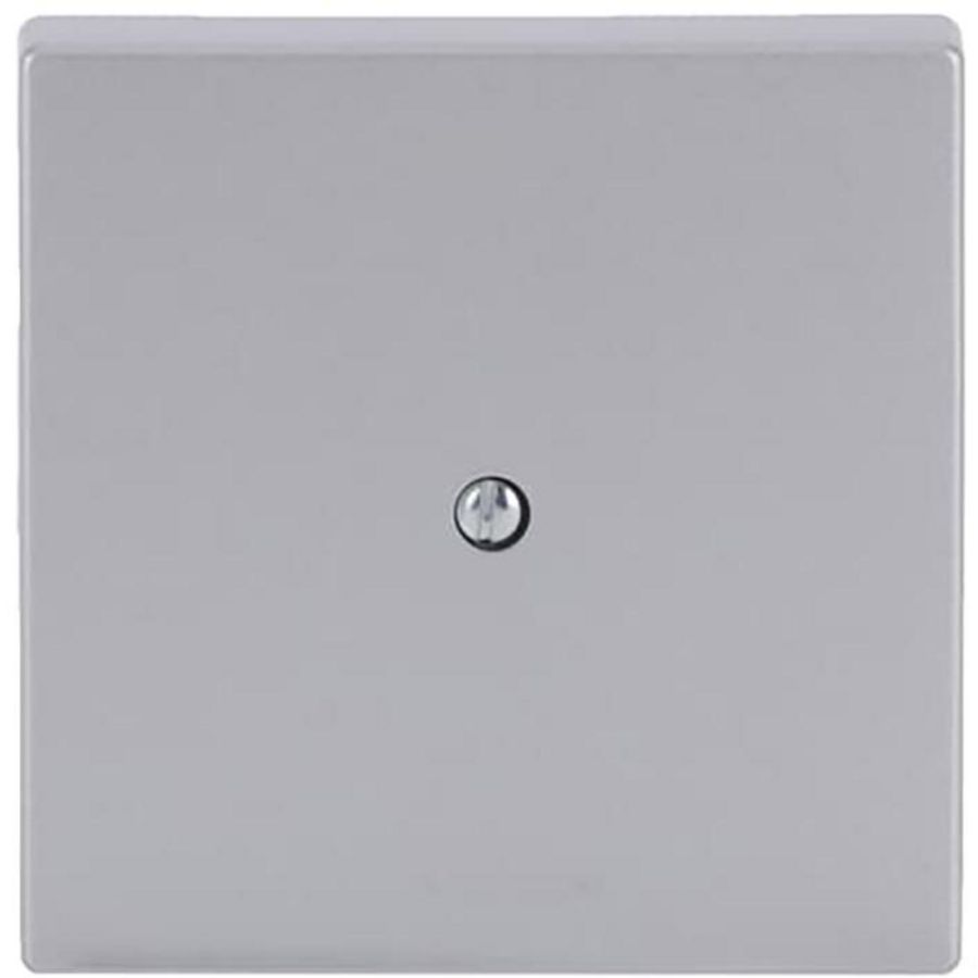 Centraalplaat afdekking v telefoon 1 of 2 vast f-aluzilver (1745-83)