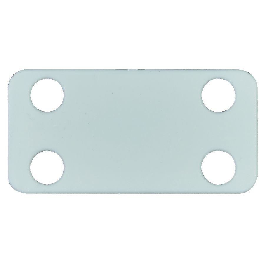 Zak a 100st. Labelplaatje 38,5x19,1x0,4mm