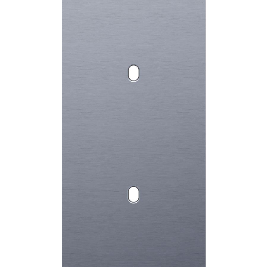 Tweevoudige afdekpl. verticaal 71mm centerafstand twee enkel