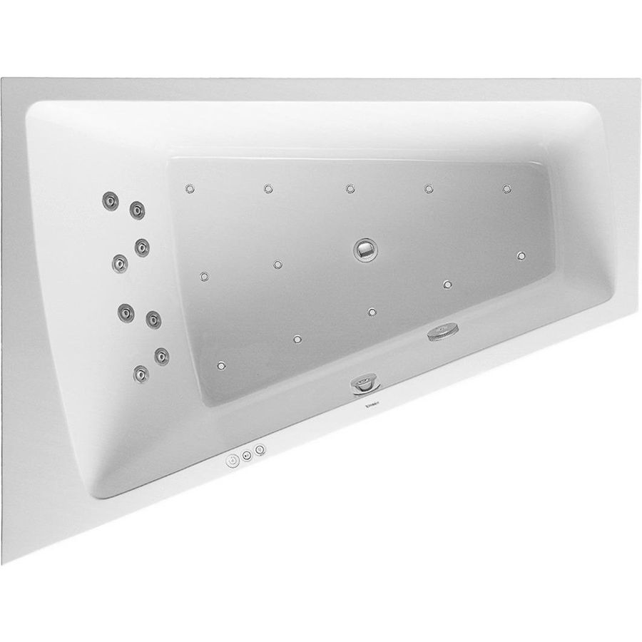 Whirlbad Paiova 1700x1300mm wit hoek L, inbouw, Combi P