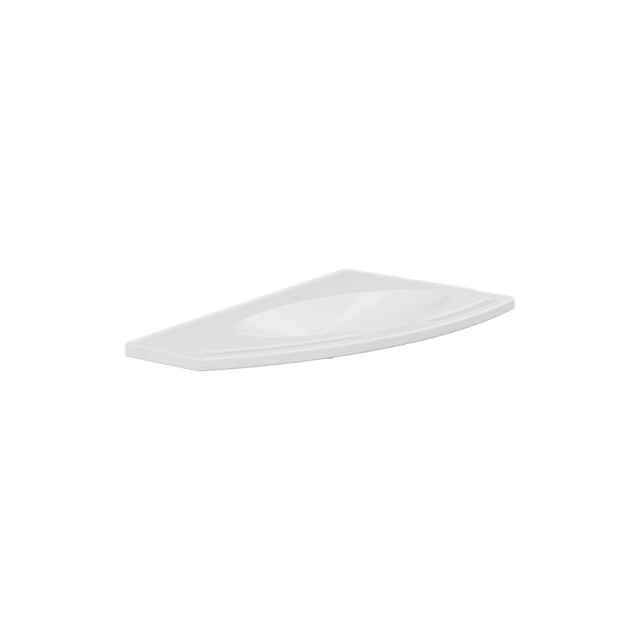 Wastafel zonder overloop links afgerond MATRIX ANGLE DEEP R2043000