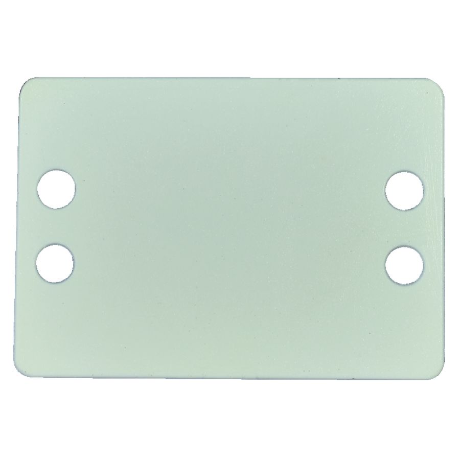 Zak a 100st. Labelplaatje 63,8x44,8x0,4mm