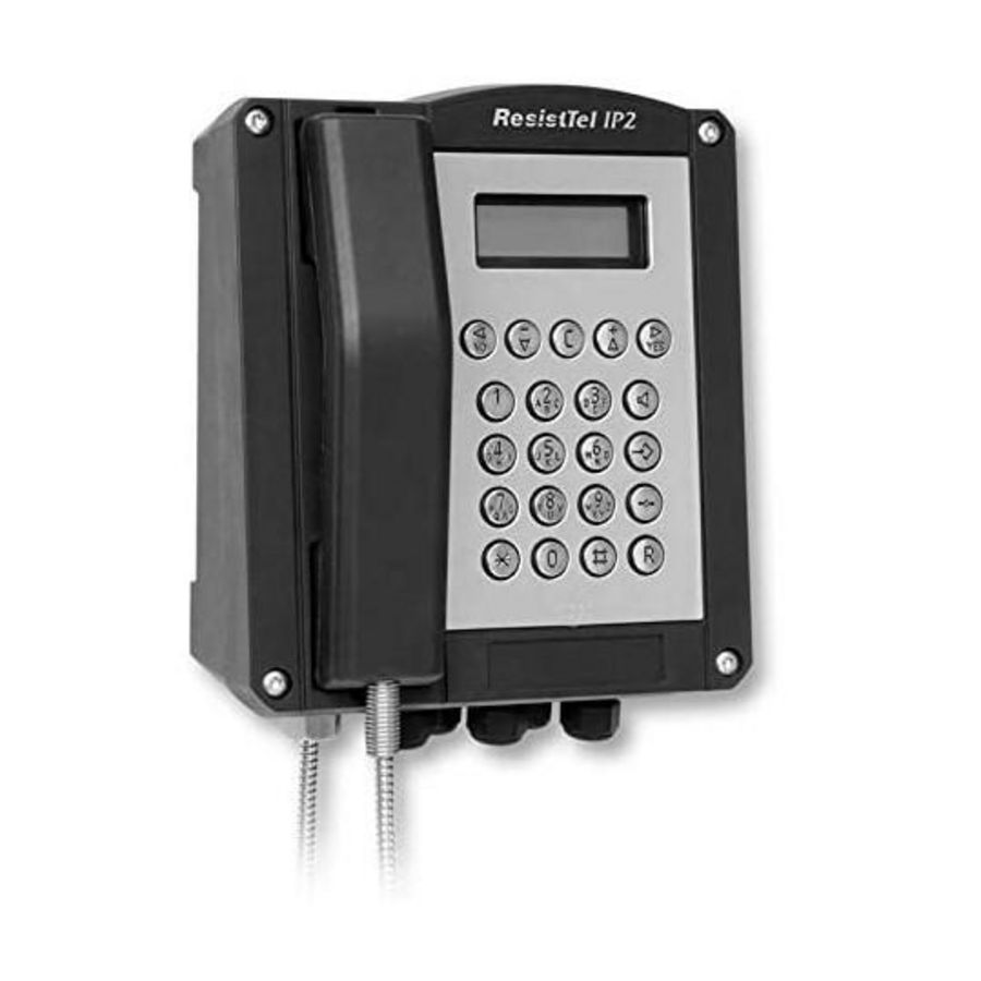 Weerbestendige telefoon resistel mb zwart