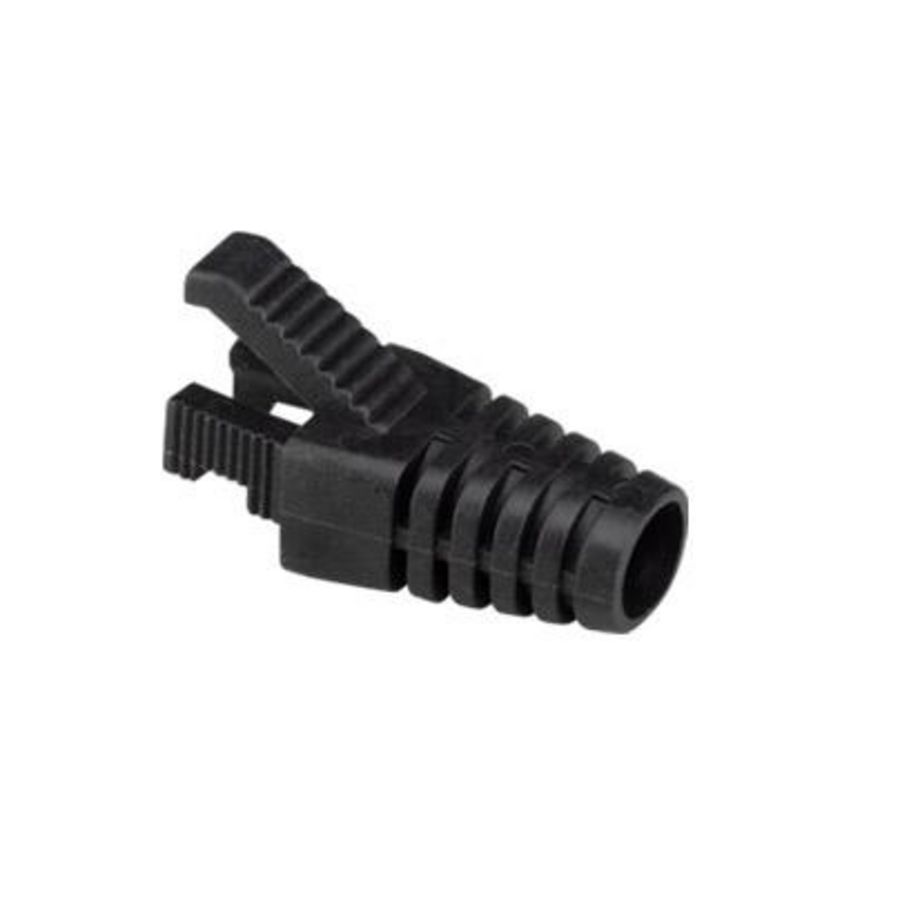 Tule RJ-45 zwart 6.0mm