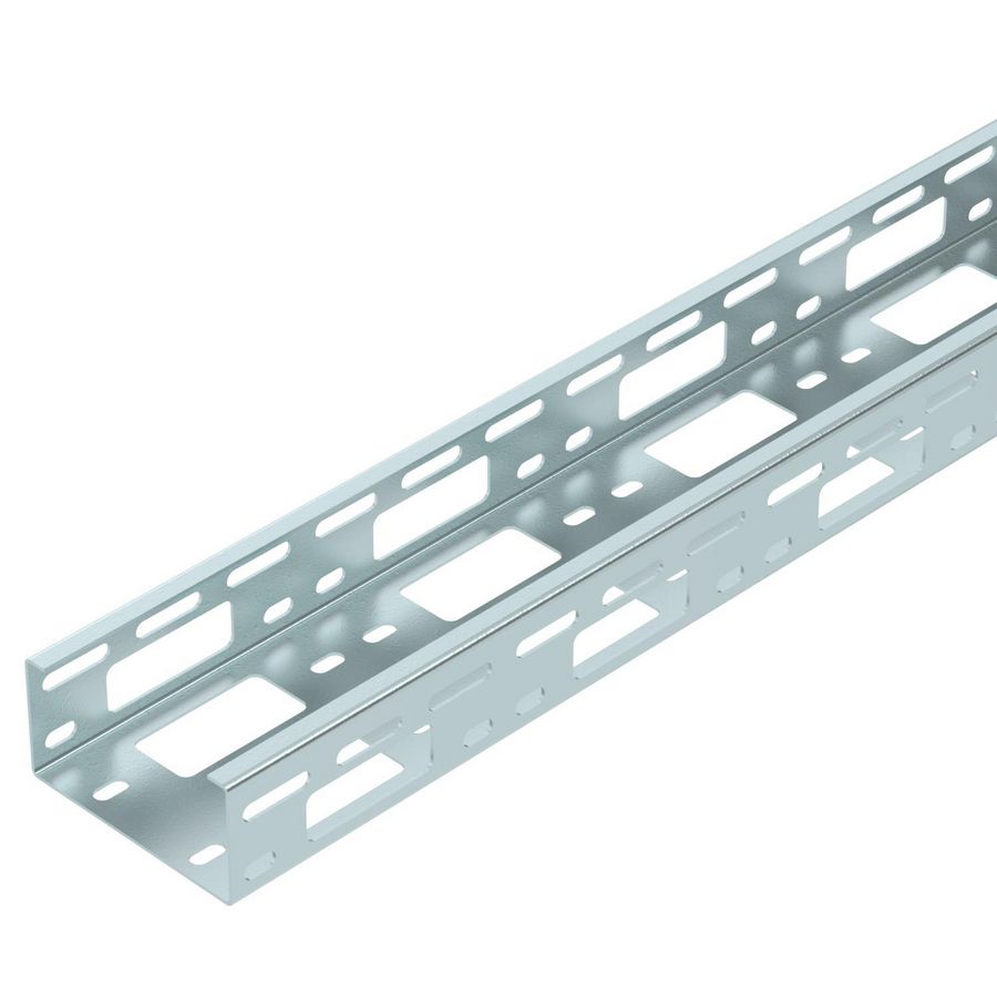 Lengte a 3m. AZ-kanaal geperforeerd 50x100x3000