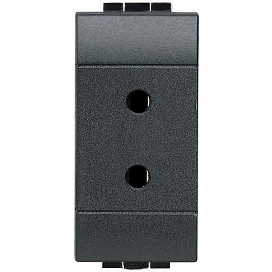 MiniWandcontactdoos 2-polig Livinglight 6A24V 1 module