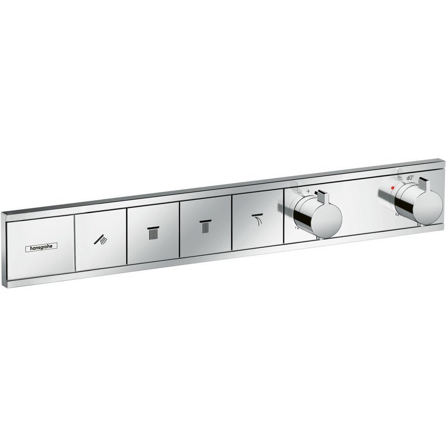 Afbouwdeel inbouwthermostaat RainSelect 4 functies 18,5l/min. chroom