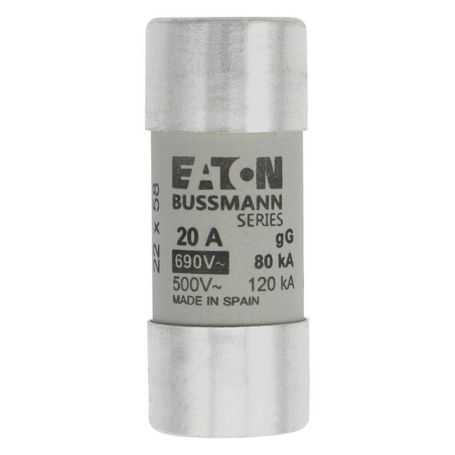 Zekering laagspanning 20A AC 690V 22x58mm gL/gG IEC VVE=10