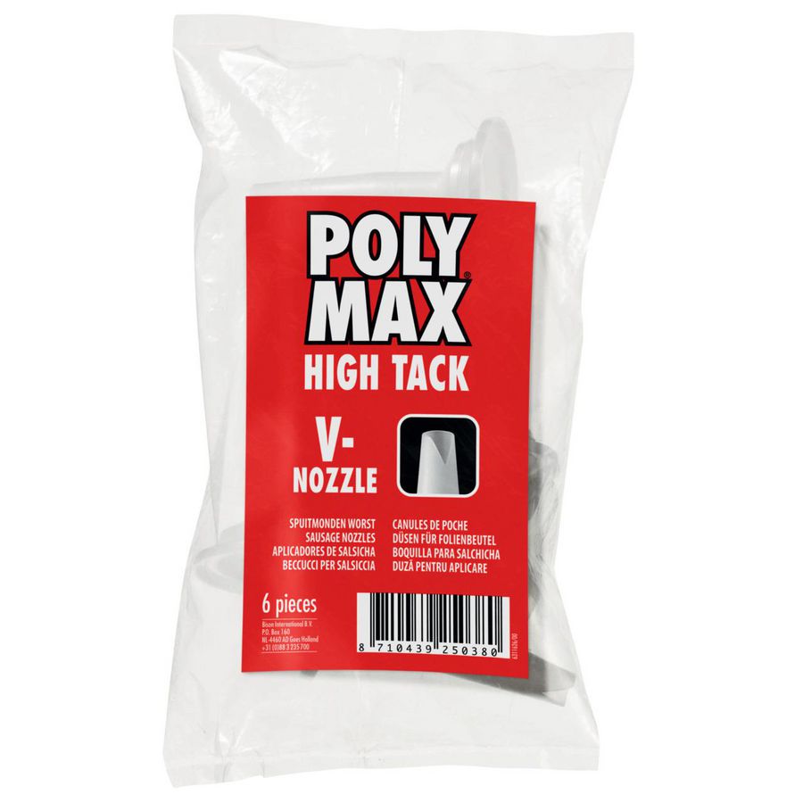 Zak a 6st. Poly Max High Tack V-nozzle VVE=10