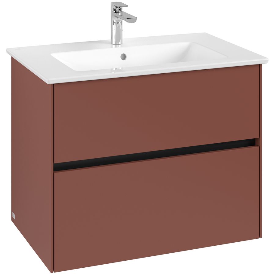 Wastafelonderkast Collaro 761x610x480mm Wine Red C14400AH
