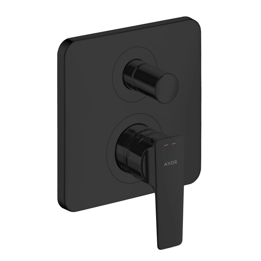 Afbouwdeel AXOR Citterio E 1-hendel inbouw badmengkraan mat zwart