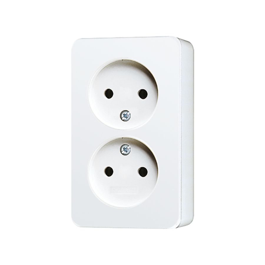 Wandcontactdoos 2v zonder R/A WW AP600