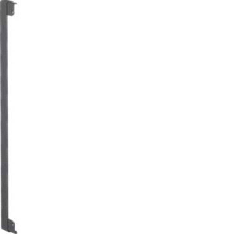 Afsluitstuk BR65 wandrozet 65x210mm staal zwart