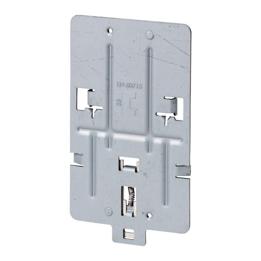 DIN-rail adapterplaat 75mm voor NZM2