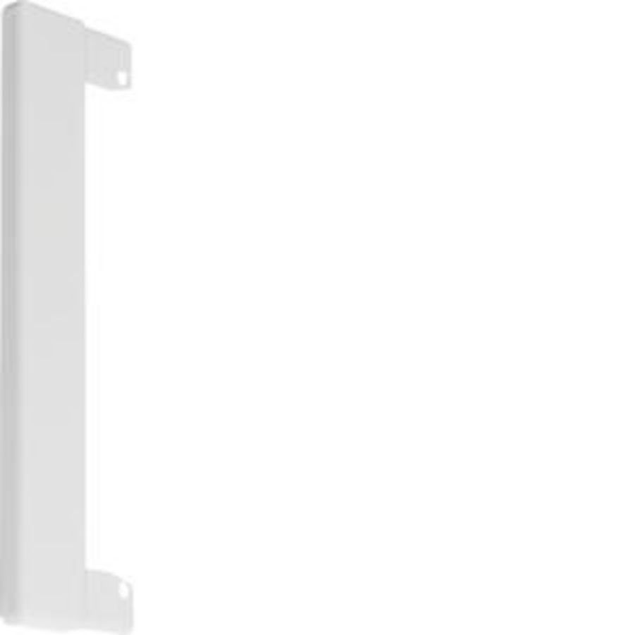 Afsluitstuk BR65 wandrozet 65x210mm staal verkeerswit