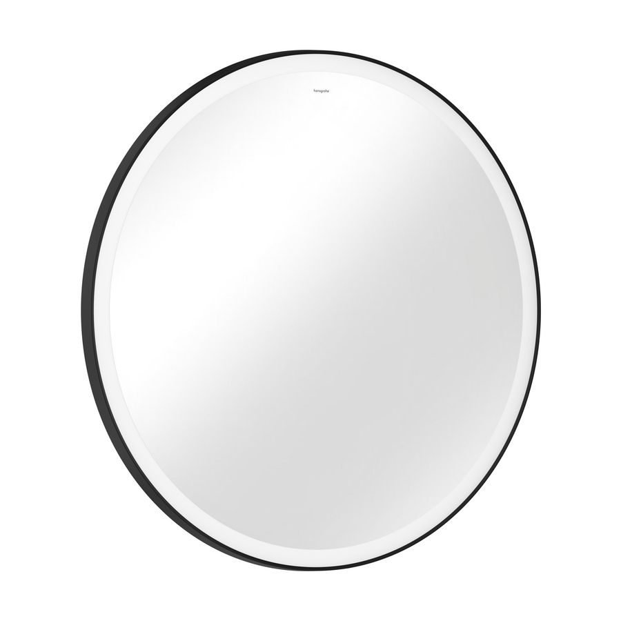 Spiegel ronde LED 900/30 wandschakelaar mat zwart Xarita Lite S