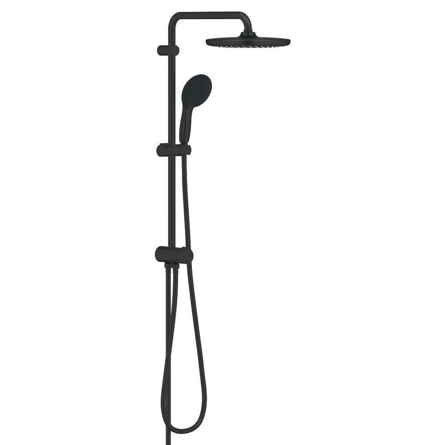 Tempesta 250 Douchesysteem m Omstelling 620Mm  matte black (mat zwart) (prof)