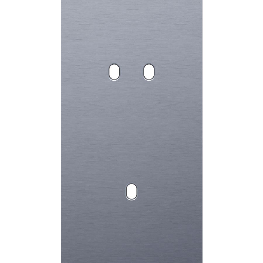 Tweevoudige afdekpl. verticaal 71mm centerafstand een tweevo