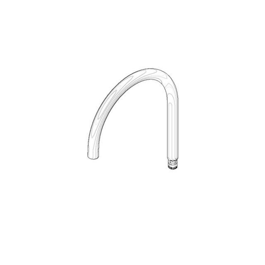 Uitloop 240mm, 5,68l/min. chr