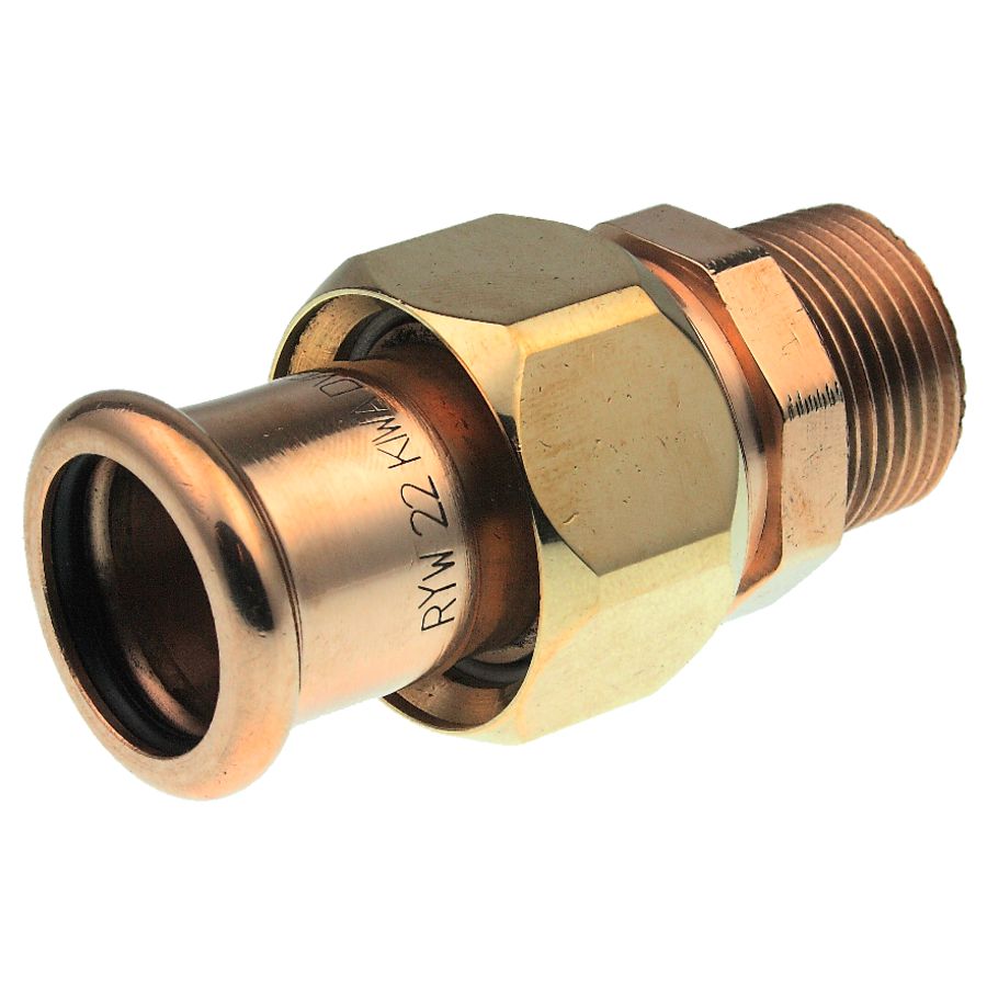 3-del. koppeling XPress CU 12x1/2" bt. vlakd. 6331G VVE=5