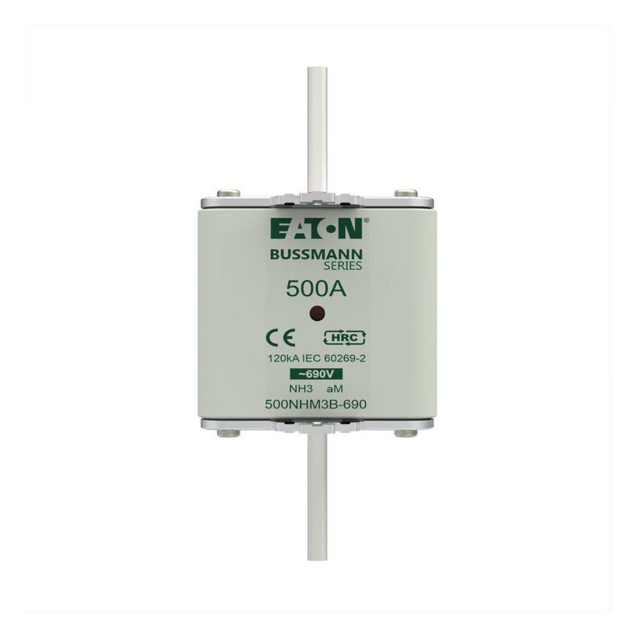 Zekering laagsp. 500A AC 690V NH3 aM dubbele melder VVE=3
