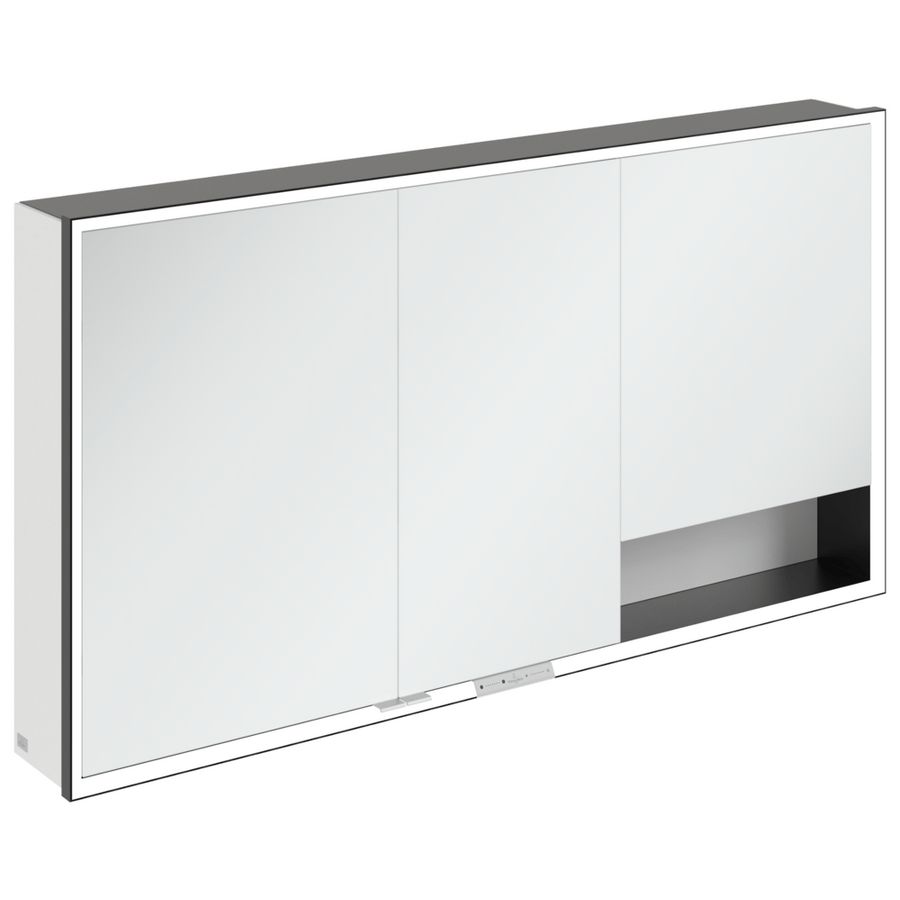 Opbouw Spiegelkast My View+ 1400x750x168mm Pure White