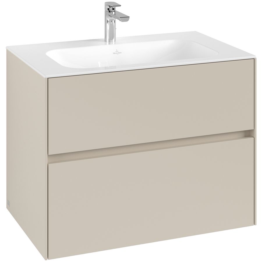 Wastafelonderkast Collaro 796x603x498mm Cashmere Grey C13800VN