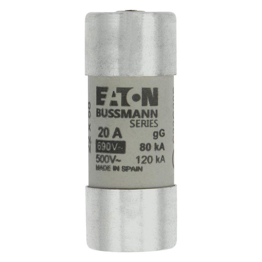 Zekering laagspanning 20A AC 690V 22x58 gL/gG met sl VVE=10