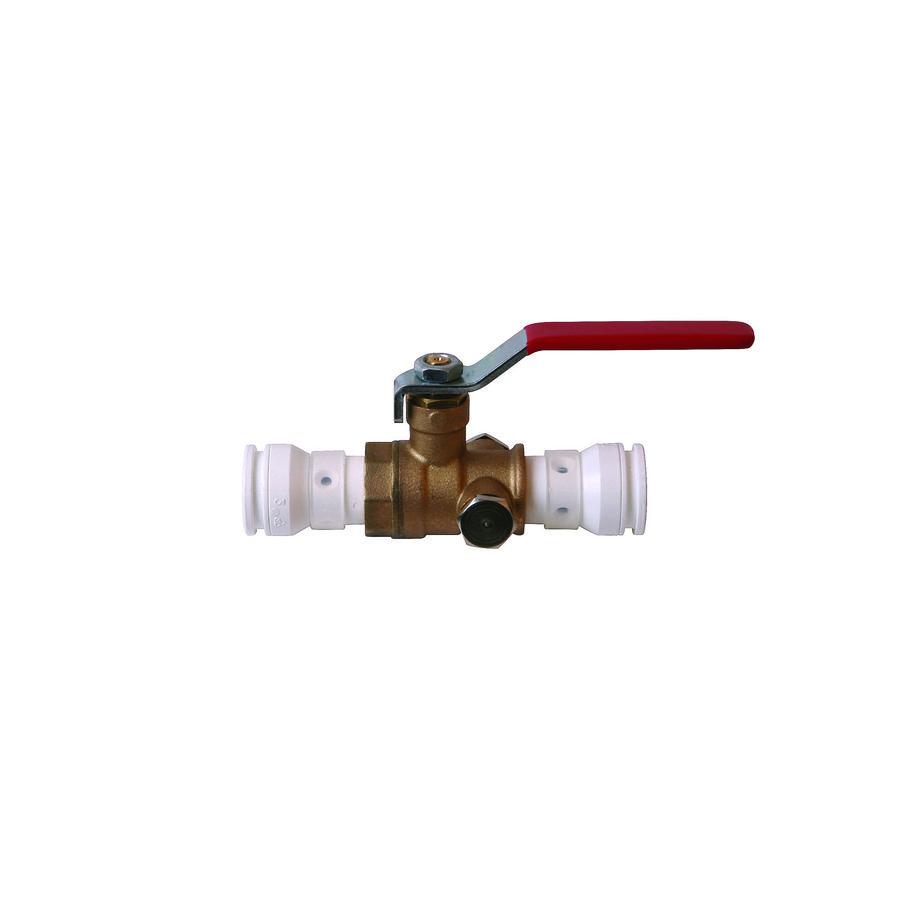 Kogelafsluiter BAP-SK 2x insteek 16mm met handvat