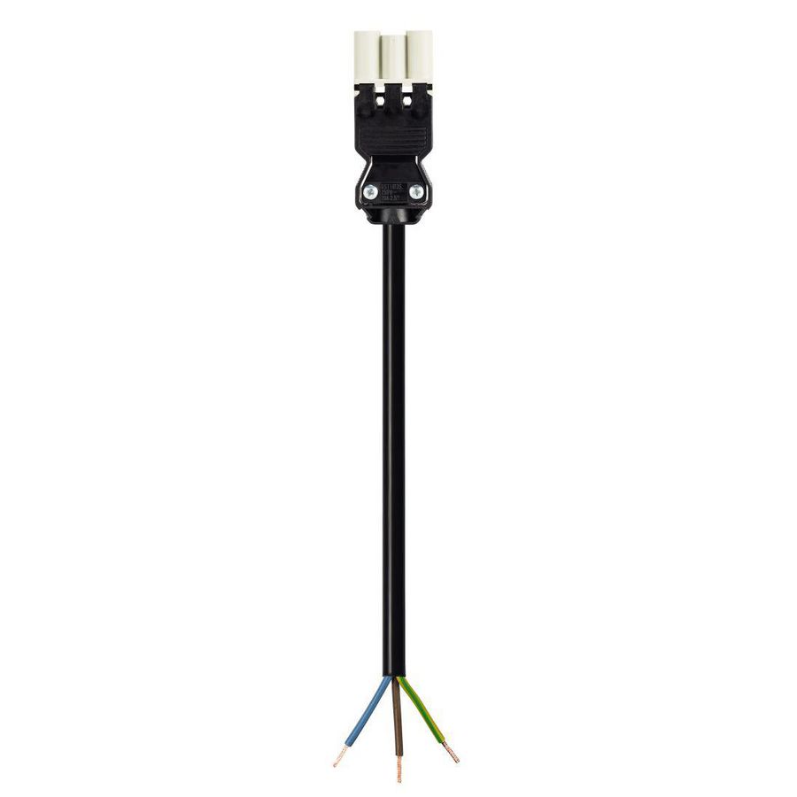 Aansluitsnoer GST18I3 male 2,5mm² 100cm PVC ECA grijs VVE=50