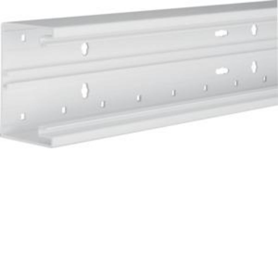 Lengte a 2m. Bodemprofiel BR65 65x100mm pvc verkeerswit