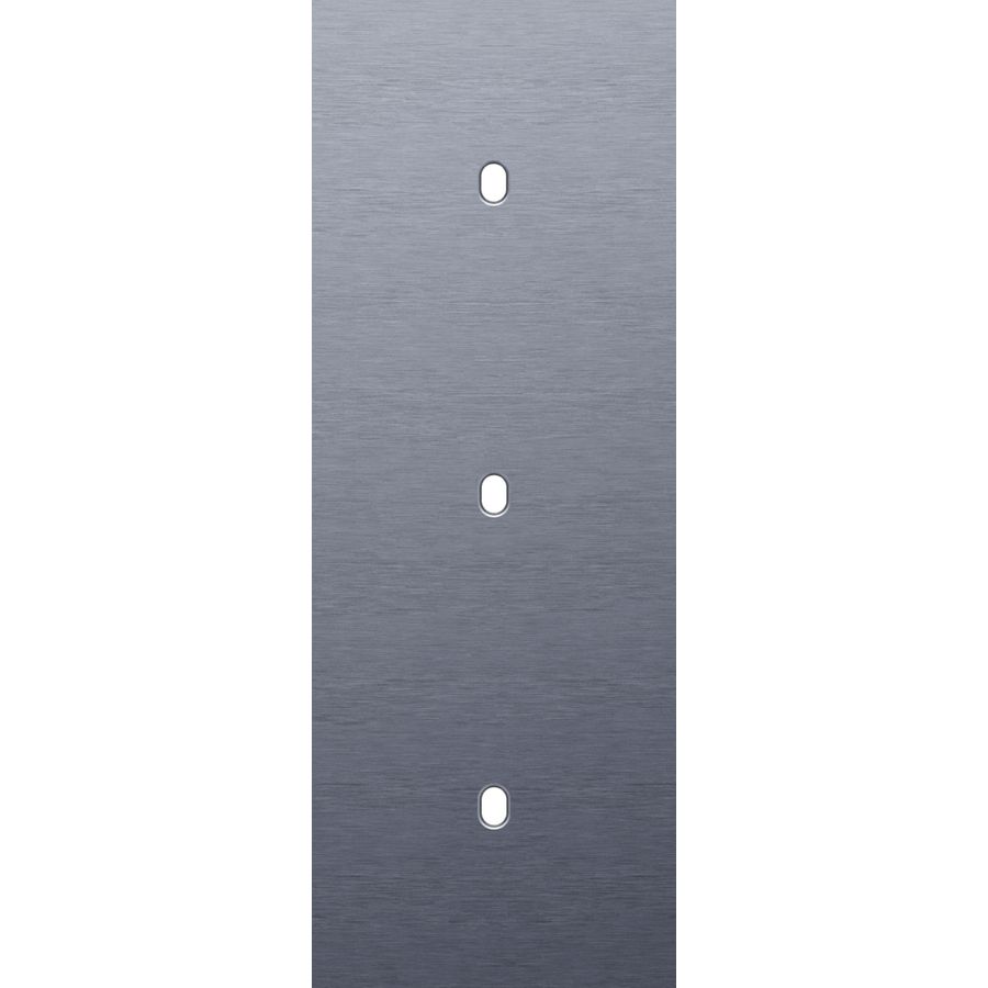Drievoudige afdekpl. verticaal 71mm centerafstand drie enkel