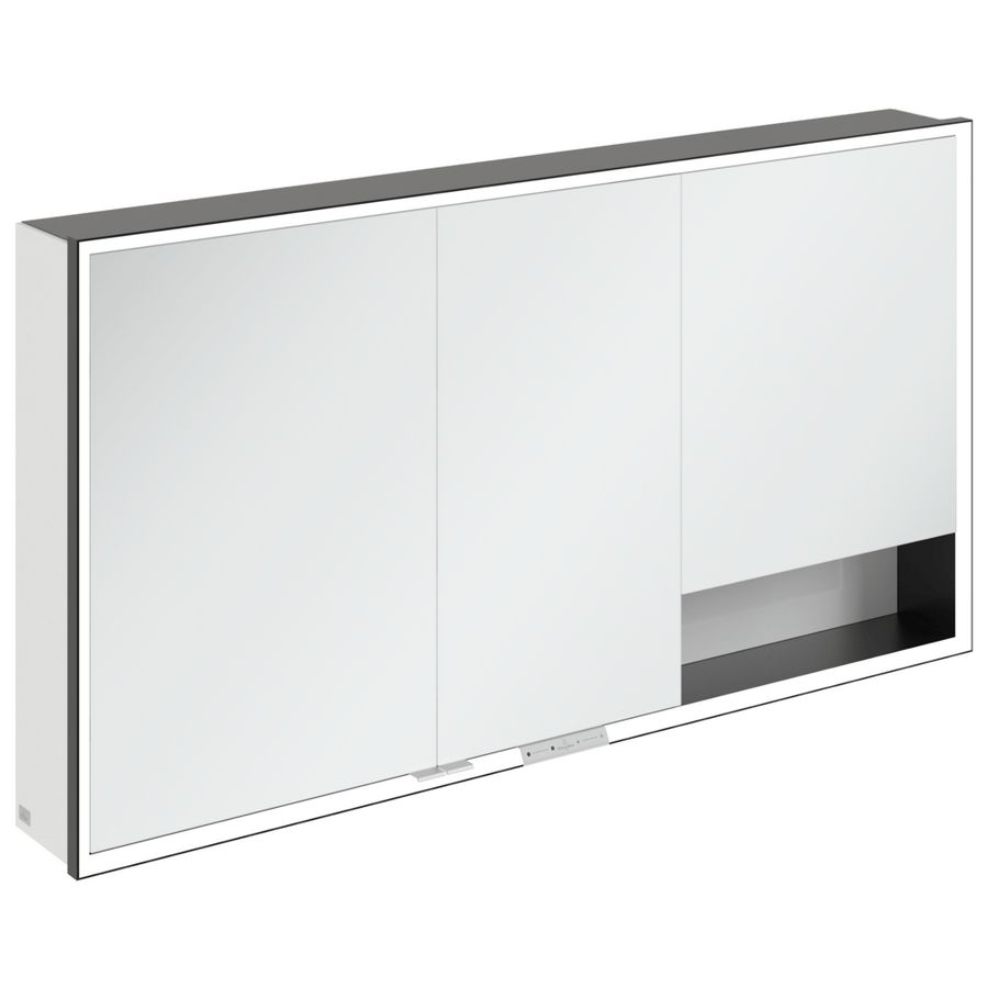 Opbouw Spiegelkast My View+ 1400x750x168mm Brilliant White
