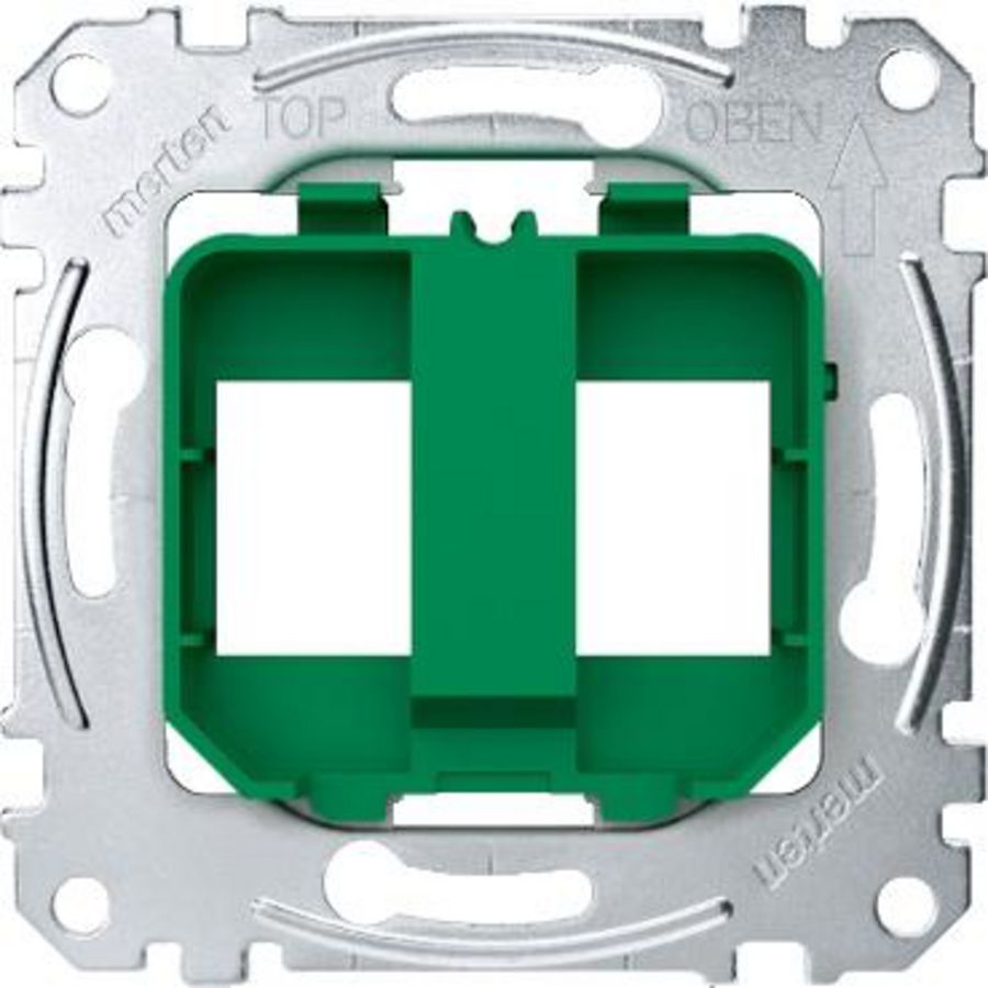 Draagplaat voor RJ45 Groen