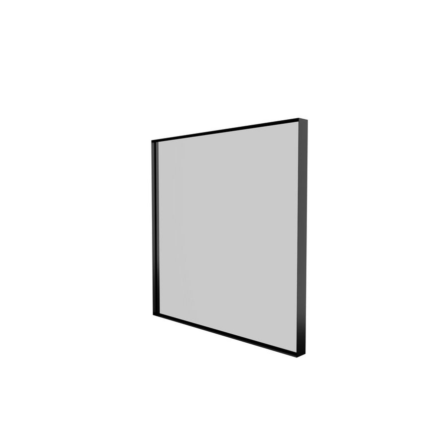 Spiegel PROLINE FRAMED mat zwart alu kader 60x60cm (alleen geldig bij setbestelling)