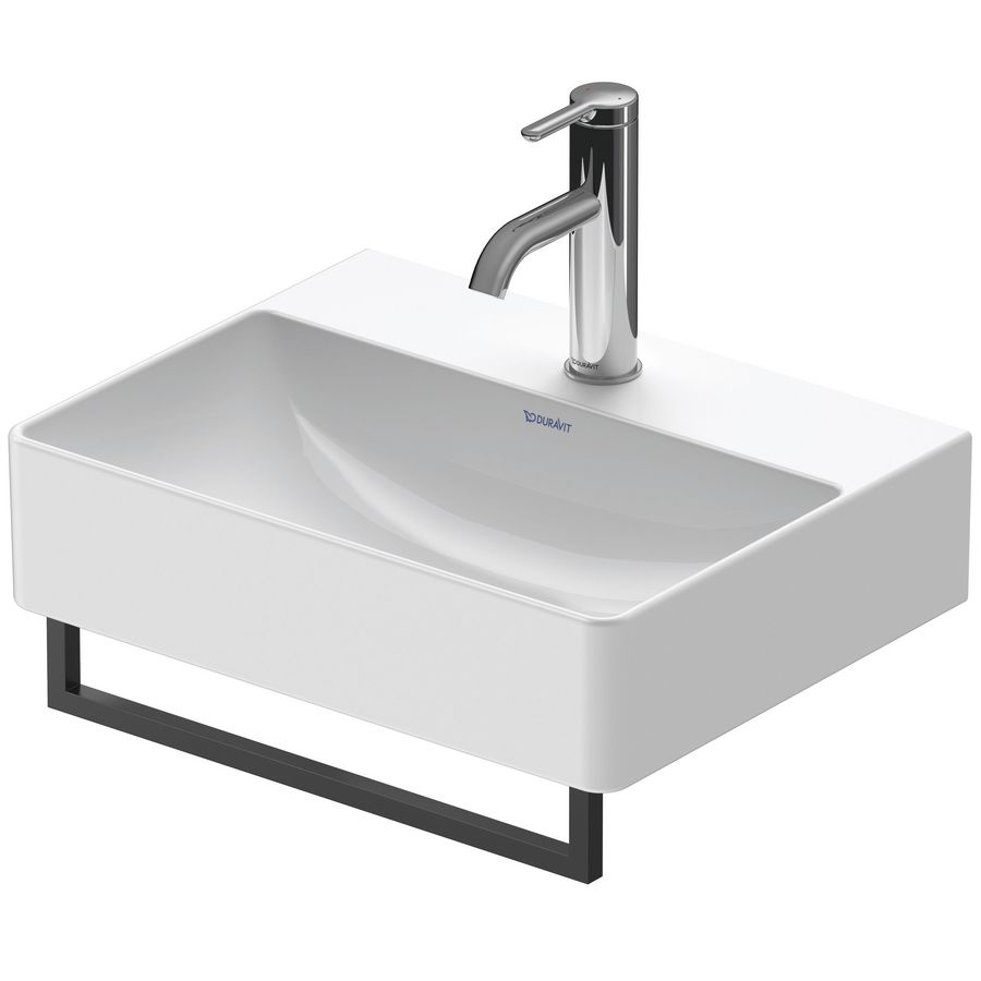 Handdoekhouder lengte: 399mm, Zwart mat