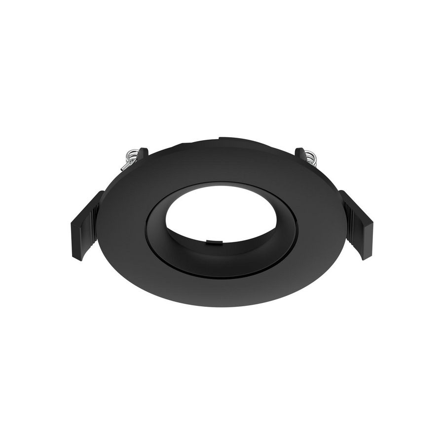 Inbouwring Pro-Ambiance tbv Ø50mm module rond verstelbaar zwart sparing Ø68mm