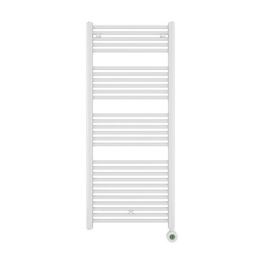 Elektr. handdoekradiator CALOR-V2 WHITE 900W 600x1497mm snoer 25cm