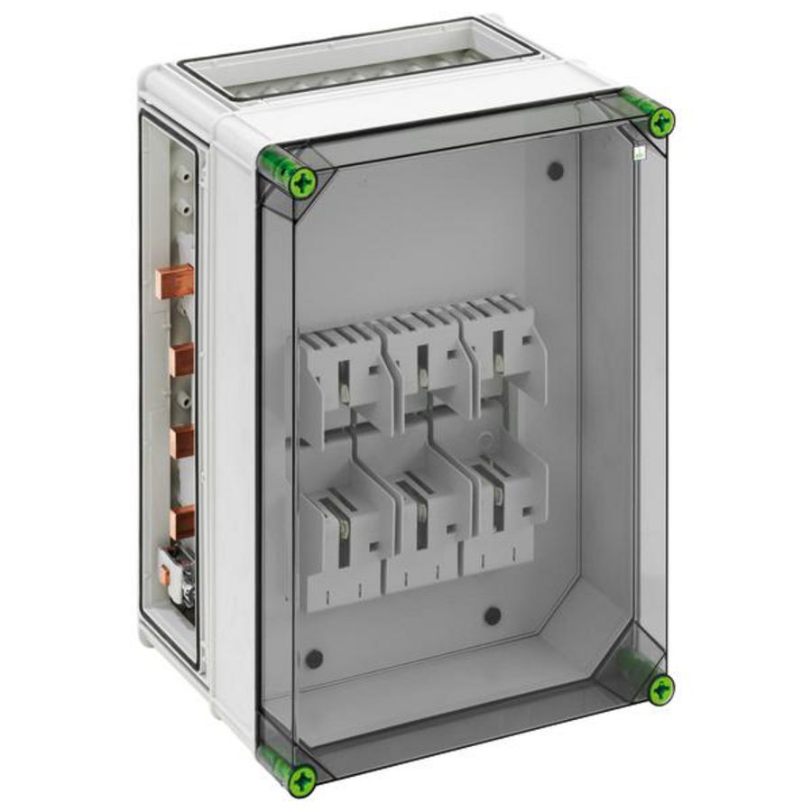 Zekeringenbehuizing NH-railkast IP65 04311501