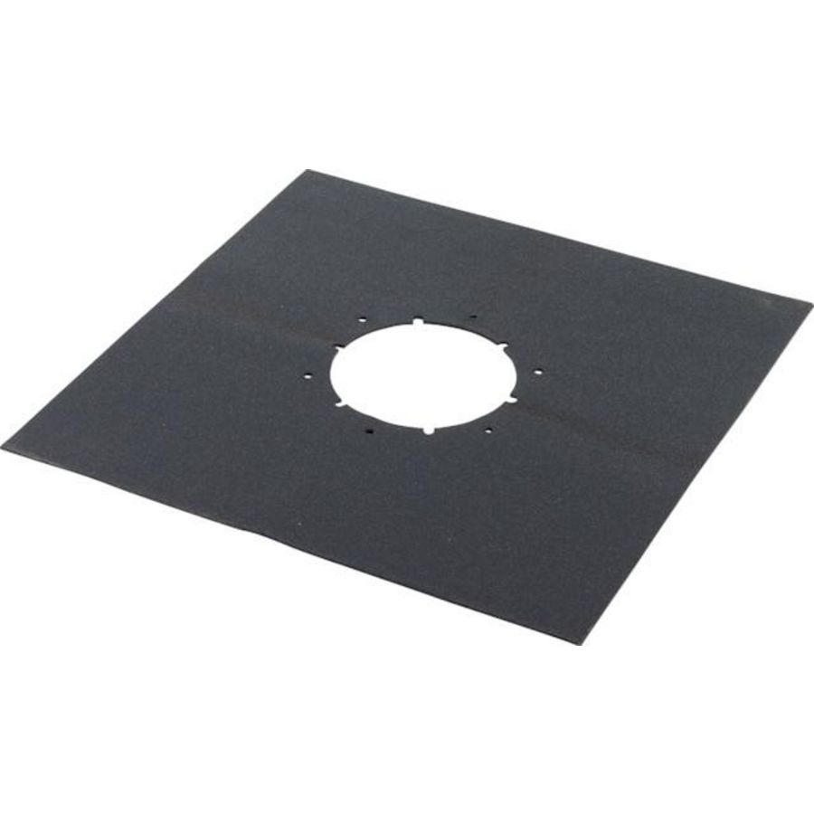 Afdichtingsmanchet 100 rubber/zwart