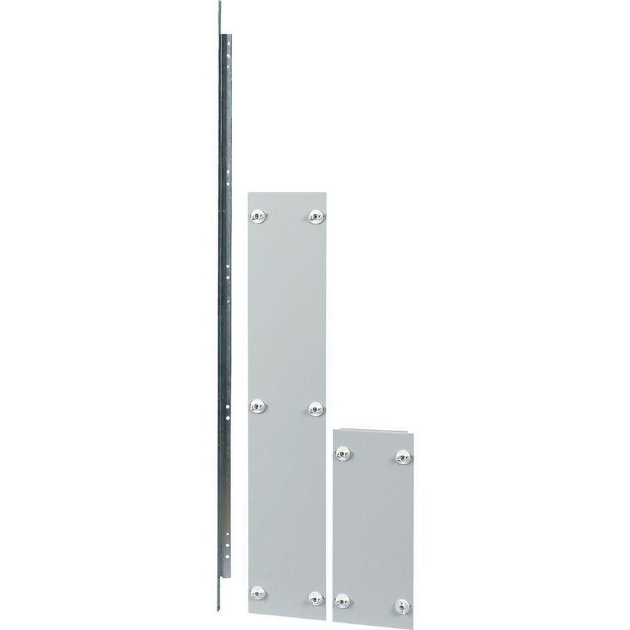 Frontplaat verticaal railsysteem in 200mm compartiment secti