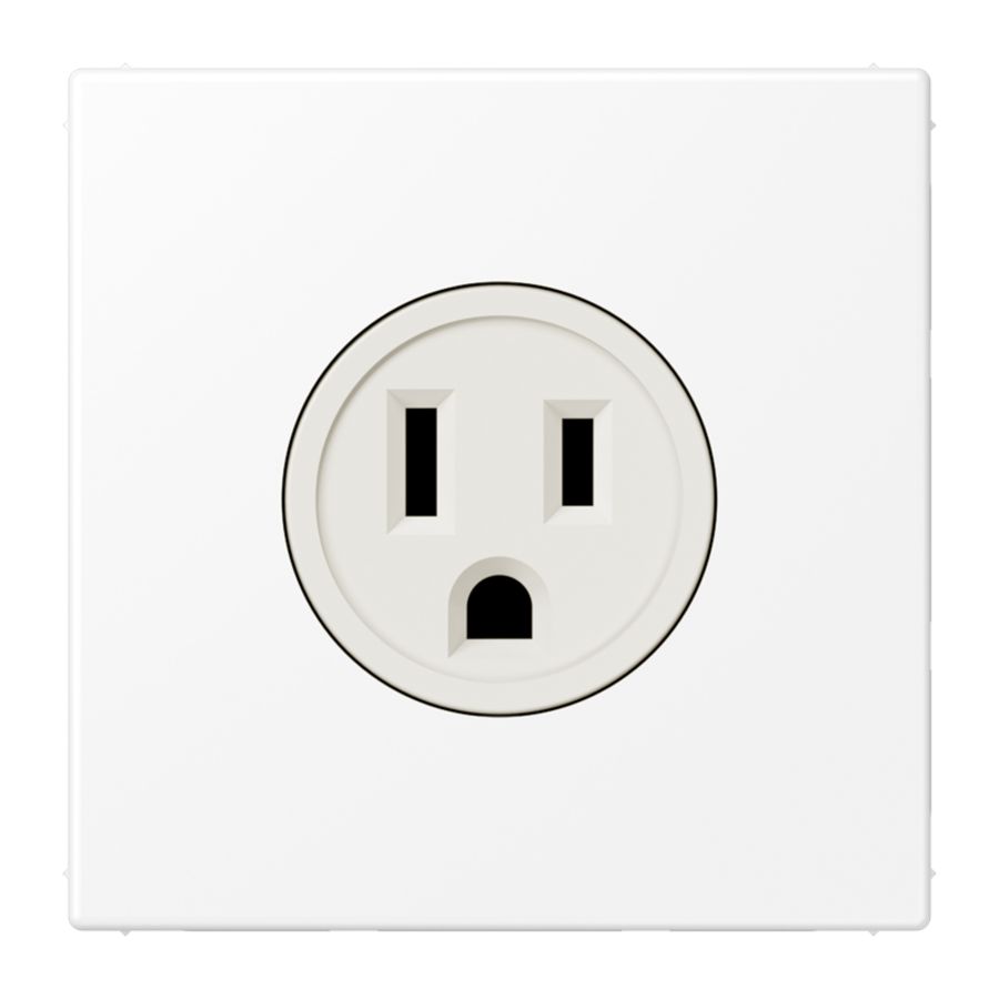 Wandcontactdoos US-norm NEMA 15A 124V matwit