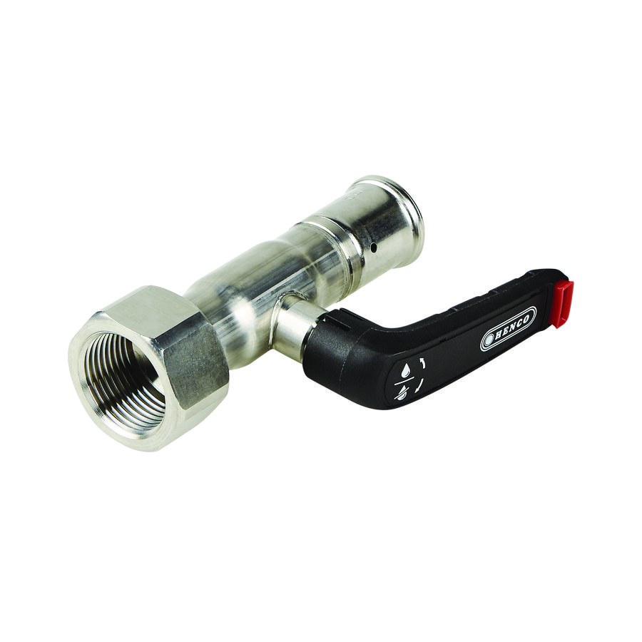 Kogelafsluiter BAP-FFV persaansluiting x bn. 26 x 1" met handvat VVE=15