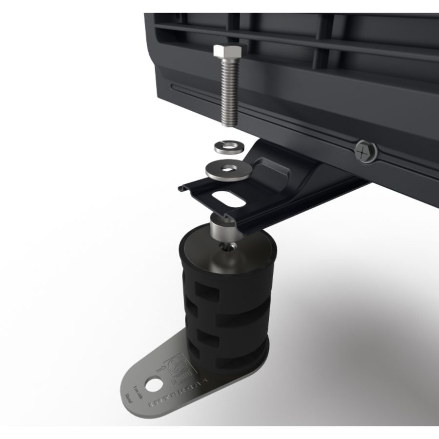 Trillingsdemperset buitenunit Xtend (4-del.)